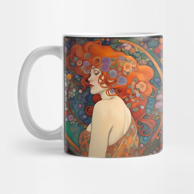 Art Nouveau Beauty gorgeous Bohemian woman by LittleBean